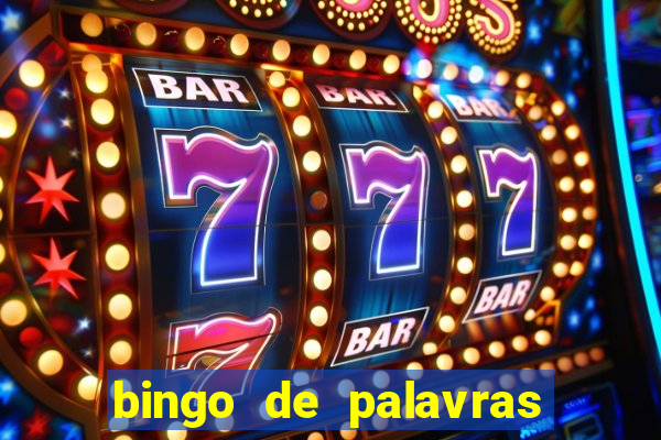 bingo de palavras de natal